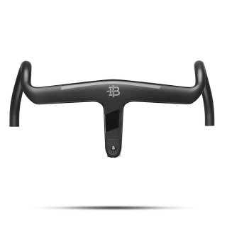 Kierownica BLACK INC CARBON FIBER INTEGRATED AERO GRAVEL BARSTEM AB-07 (36 cm x 80 mm)