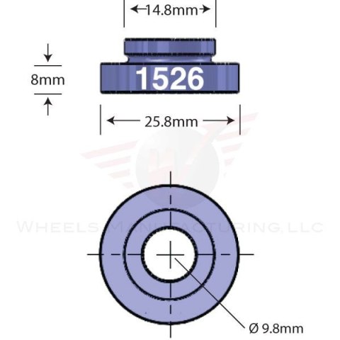 Kształtka Do Serwisu Łożysk WheelsMFG 1526