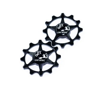 Ceramiczne kółka przerzutki JRC Components 12T Narrow Wide do SRAM 1X | Czarne