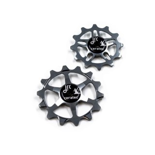 Ceramiczne kółka przerzutki JRC Components 14/12T do SRAM Eagle | Gunmetal