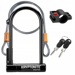 Zapięcie U-Lock Kryptonite Keeper 12 Standard (linka w zestawie) 10,2cm X 20,3cm