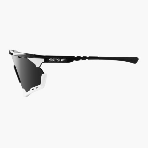 Okulary SCICON AEROSHADE XL Czarny Gloss White Bolt /White - SCNPP Multimirror Silver