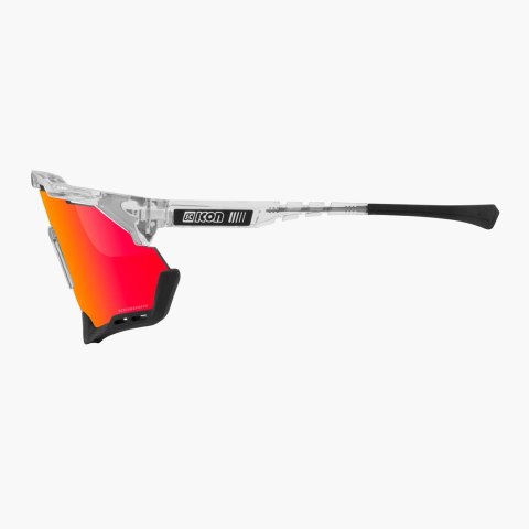 Okulary SCICON AEROSHADE XL Crystal Gloss/Czarny - SCNPP Multimirror Red