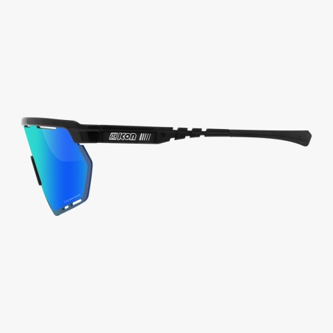 Okulary SCICON AEROWING Czarny Gloss - SCNPP Multimirror Blue