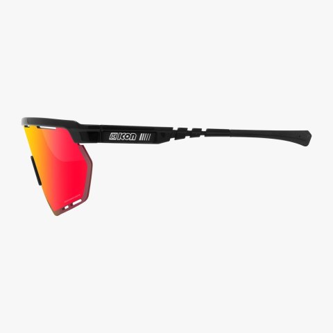 Okulary SCICON AEROWING Czarny Gloss - SCNPP Multimirror Red