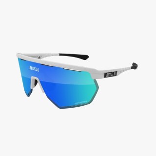 Okulary SCICON AEROWING White Gloss - SCNPP Multimirror Blue