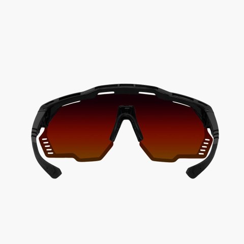 Okulary SCICON AEROSHADE KUNKEN Czarny Gloss - SCNPP Monogram Multimirror Red