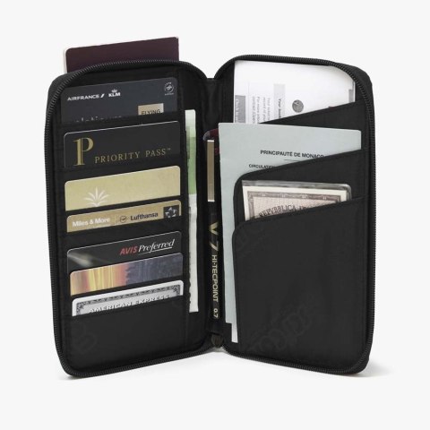 Portfel SCICON PASSPORT TRAVEL WALLET Czarny