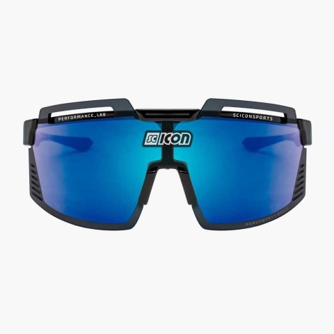 Okulary SCICON AEROWATT FOZA Czarny Gloss - SCNPP Multimirror Blue