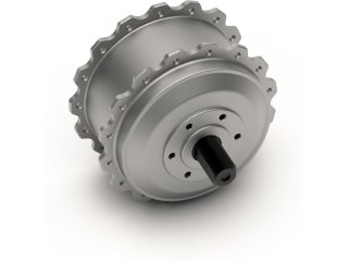 X35 Antriebseinheit 25kmh 36V, 250W, Steckachse silber