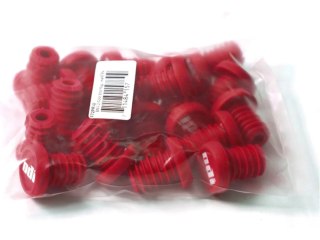 ODI BMX End Plug Refill Pack red, 20 pc