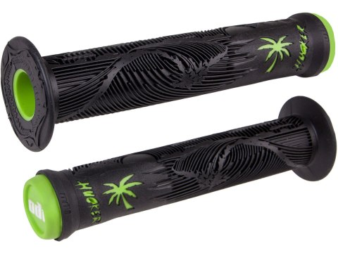 ODI BMX grips Hucker Signature czarny-green, 160mm