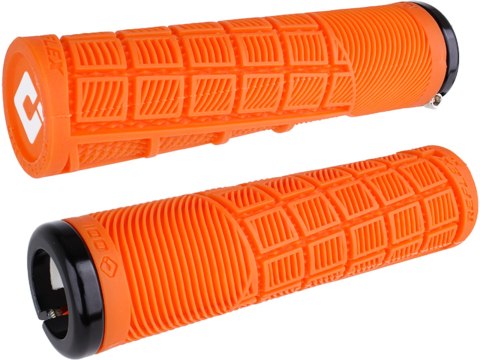 ODI Griffe Reflex XL V2.1 Lock-On pomarańczowy, 135mm czarnye Klemmringe