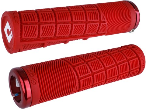 ODI Griffe Reflex XL V2.1 Lock-On czerwony, 135mm czerwonye Klemmringe