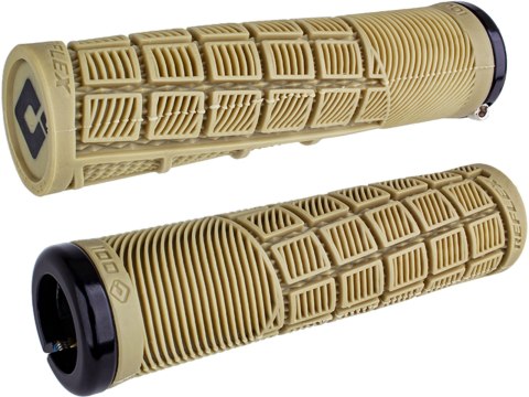 ODI Griffe Reflex V2.1 Lock-On beige, 135mm czarnye Klemmringe