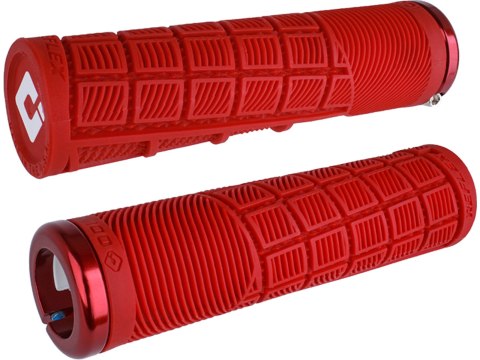 ODI Griffe Reflex V2.1 Lock-On czerwony, 135mm czerwonye Klemmringe
