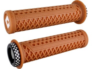 ODI Griffe Vans V2.1 Lock-On braun, 135mm, karierte Klemmringe