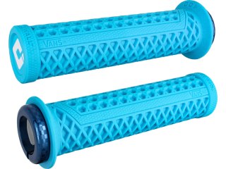 ODI Griffe Vans V2.1 Lock-On hellblau, 135mm niebieskie Klemmringe