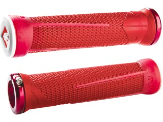 ODI MTB grips AG1 Signature Lock-On 2.1 red-fire red, 135mm red clamps
