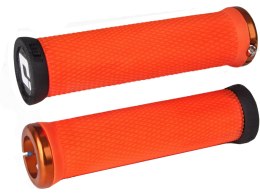ODI MTB grips Elite Motion Lock On 2.1 orange, 130mm orange clamps