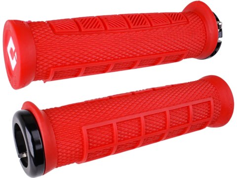 ODI MTB grips Elite Pro Lock-On 2.1 red, 130mm czarny clamps