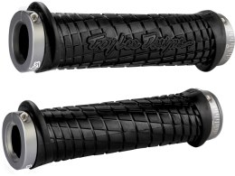 ODI MTB grips Troy Lee Designs Lock-On black, 130mm grey clamps