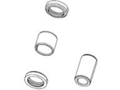 Zestaw tulei amortyzatora 8X50.0 OFF - Trek Aluminium 3-częściowy (1 Set)