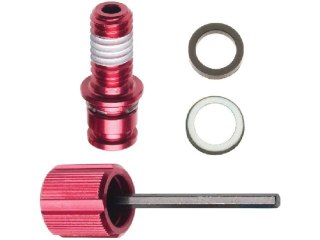 FORK REBOUND DAMPER KNOB KIT - (INCLUDES ADJUSTER KNOB & BOLT) - DOMAIN/LYRIK/TO