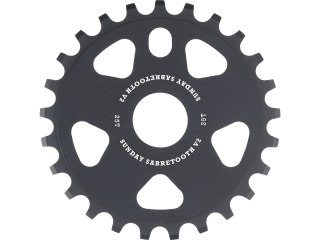 Sprocket Sunday 30T, 6061-T6 czarny