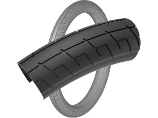 Tire, Street Sweeper V2 20x2.4 czarnywall