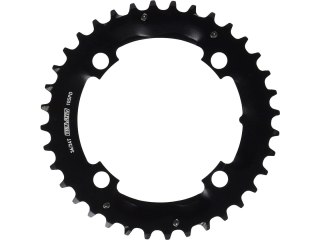 CHAIN RING MTB 36T 104 S1 AL3 2X10 BLAST BLACK (SPECIALIZED 36/24)