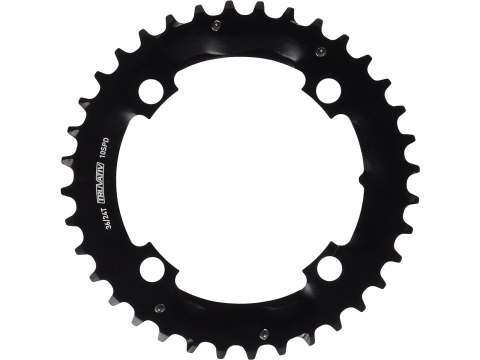 CHAIN RING MTB 36T 104 S1 AL3 2X10 BLAST BLACK (SPECIALIZED 36/24)