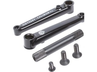 Crank, 3-PC CrMo Calibur V2 175mm RHD/LHD czarny without bearing