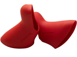 Hoods for Doubletap Levers Red, Pair