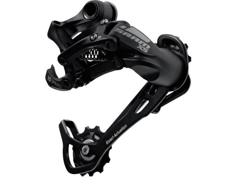 Rear Derailleur X-5 10-speed Long Cage Aluminum Czarny