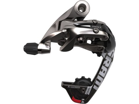 Rear Derailleur Red Aero Glide WiFli Medium Cage Max 32T