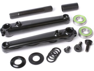 Saker 3pc Crank 165mm, 19mm, Inkl. Mid BB czarny