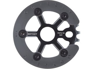 Sprocket Utility w. Guard 25T, 7075-T6 czarny