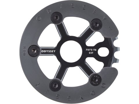 Sprocket Utility w. Guard 25T, 7075-T6 czarny