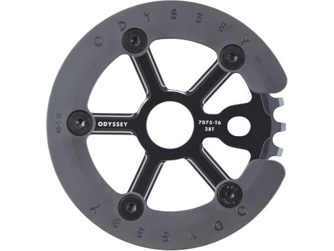 Sprocket Utility w. Guard 28T, 7075-T6 czarny