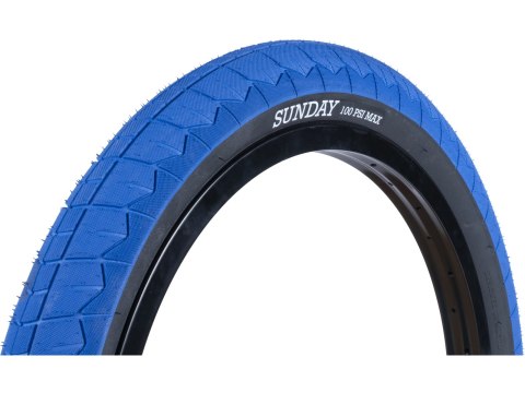 TIRE CURRENT v2 20x2.40" (DUAL-PLY) BLUE w/BLACK WALL