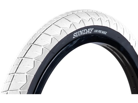 TIRE CURRENT v2 20x2.40" (DUAL-PLY) WHITE w/BLACK WALL