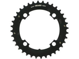 CHAIN RING MTB 36T 104 S1 49 CHAINLINE AL5 2X10 NO PIN BLASTBLACK (36/22)