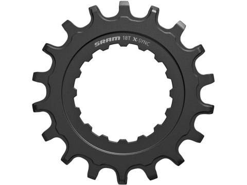 Chain Ring X-SYNC Sprocket for Bosch motors 18T Straight Steel Czarny