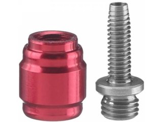 DISC BRAKE HOSE FITTING KIT - (INCLUDES 1 THREADED HOSE BARB, 1 RED COMP FITTING