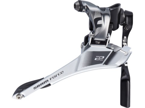 Front Derailleur Force22 Yaw Braze-on with Chain Spotter