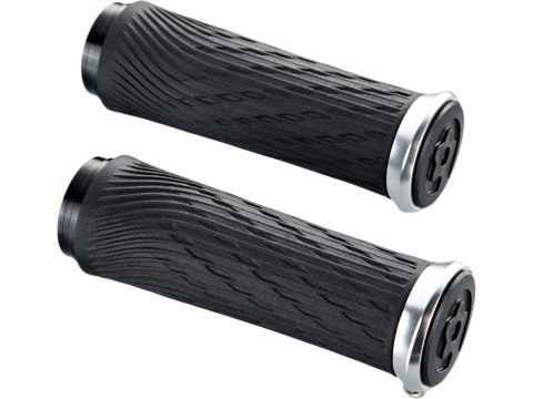 Locking Grips for Grip Shift Integrated 85mm with Silver Clamp and End Plug