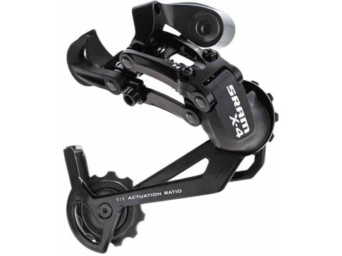 Rear Derailleur X-4 Long Cage Czarny