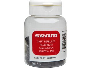 SR Shift Ferrule 4mm Super-Short Nose Czarny 100-count Jar
