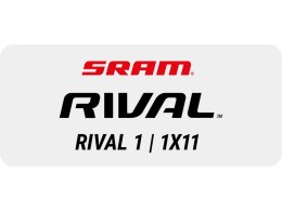 SRAM Rival 1 Groupset Hydr. Disc-Brake, 1x11, Flatmount